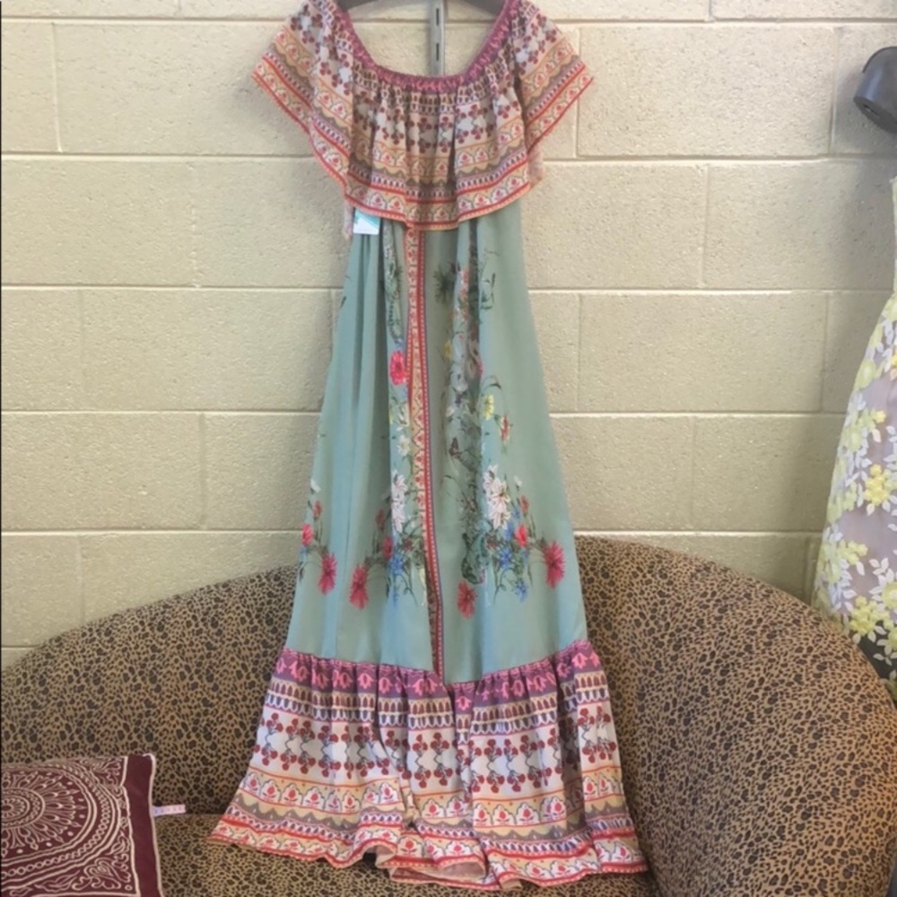 Umgee crepe dress size L